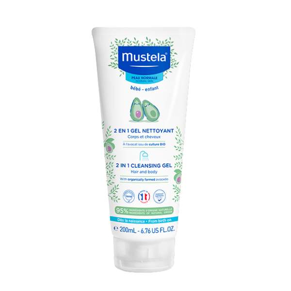 Mustela 2u1 gel za pranje kose i tijela 200 ml